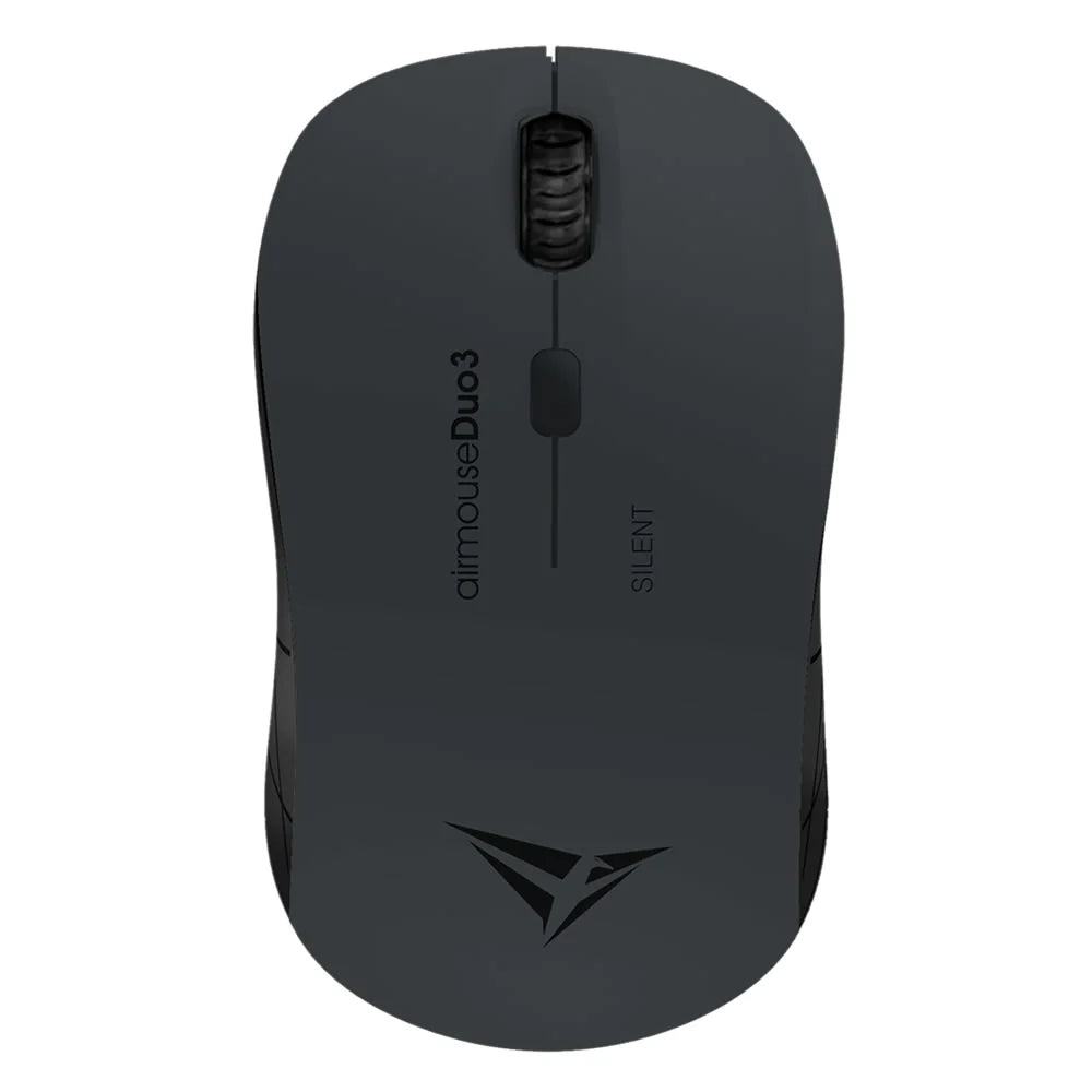 Alcatroz Airmouse Duo 3 Silent Wireless and Bluetooth Mouse - Carbon