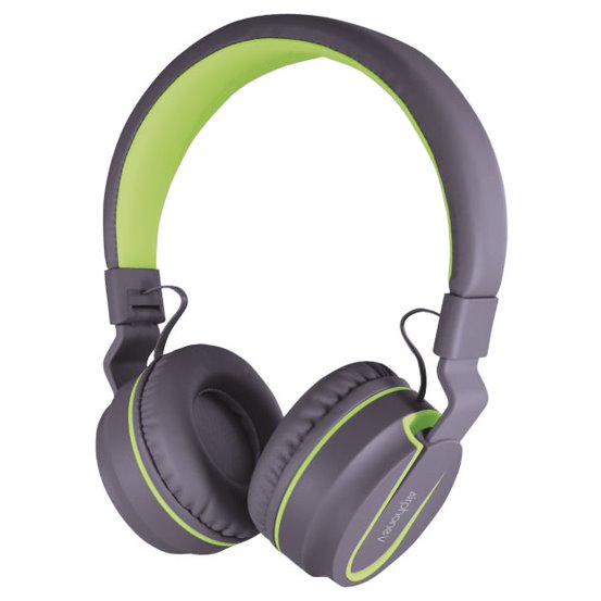 SonicGear Airphone V Bluetooth Headsets - Grey/Lime Green