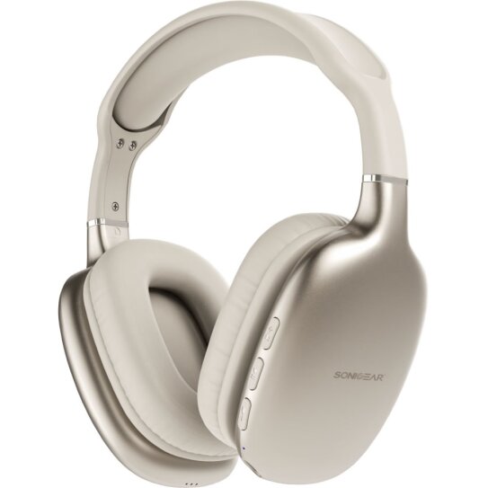 SonicGear Airphone 6 Bluetooth Headphones - Champagne