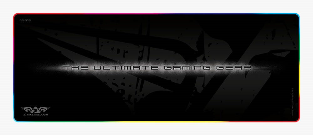 Armaggeddon Assault AS-33R Extra Large RGB Gaming Mouse Mat