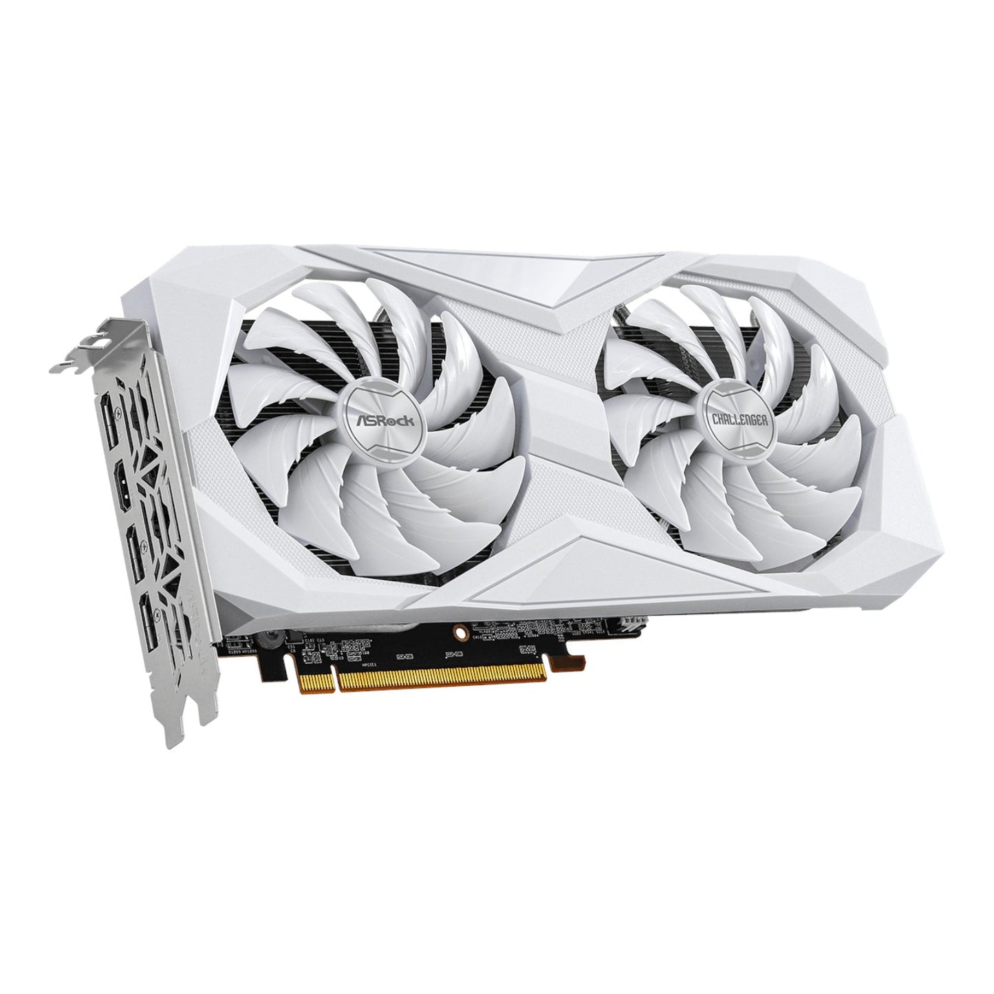 ASRock Radeon RX6600 Challenger D 8G GDDR6 128-BIT Graphics Card - White