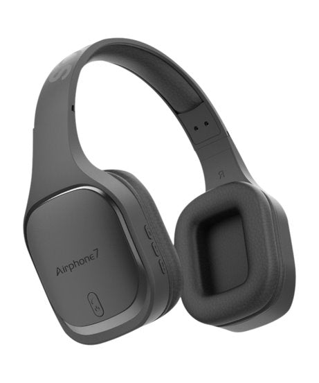 SonicGear Airphone 7 Bluetooth Headphones - Black/Gun Metal