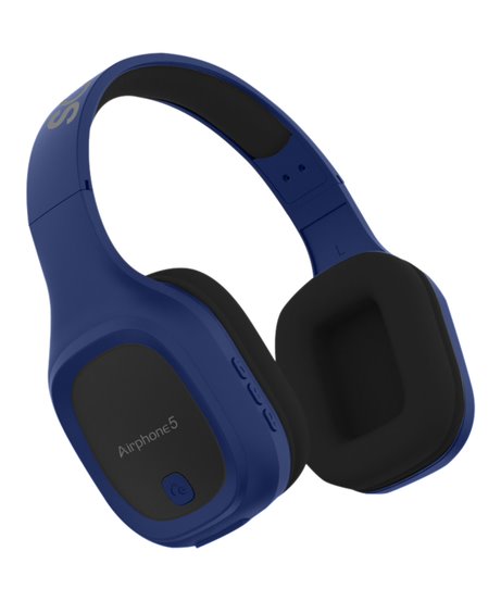 SonicGear Airphone 5 Bluetooth Headphones - Black/Deep Blue
