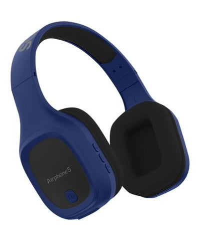 SonicGear Airphone 5 Bluetooth Headphones - Black/Deep Blue