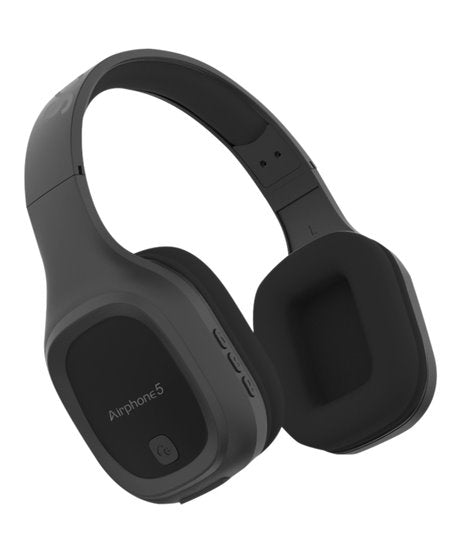 SonicGear Airphone 5 Bluetooth Headphones - Black/Gun Metal