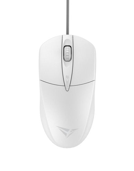 Alcatroz Asic 2 High Resolution Optical Wired Mouse - White