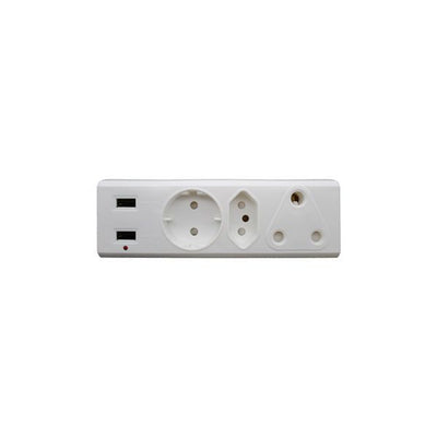 Ausma R-21USB 3 Way Multiplug