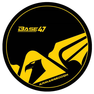 Armaggeddon Base-47 Wings Gaming Floor Mat - Yellow