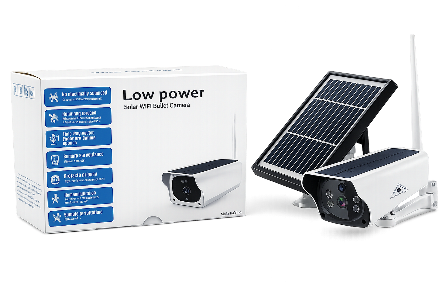 Solar WIFI Bullet Camera (Metal)
