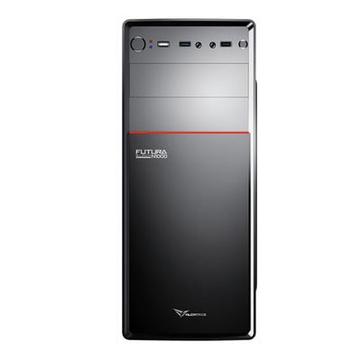Alcatroz Futura N1000 ATX Case with Magnum Pro 225 PSU - Red