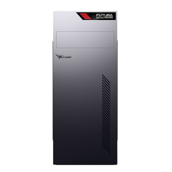 Alcatroz Futura N2000 ATX Case with Magnum Pro 225 PSU - Black/Red