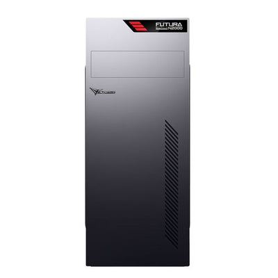 Alcatroz Futura N2000 ATX Case with Magnum Pro 225 PSU - Black/Red