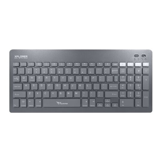 Alcatroz Xplorer Go! BTR-200 Bluetooth and Wireless Keyboard - Slate