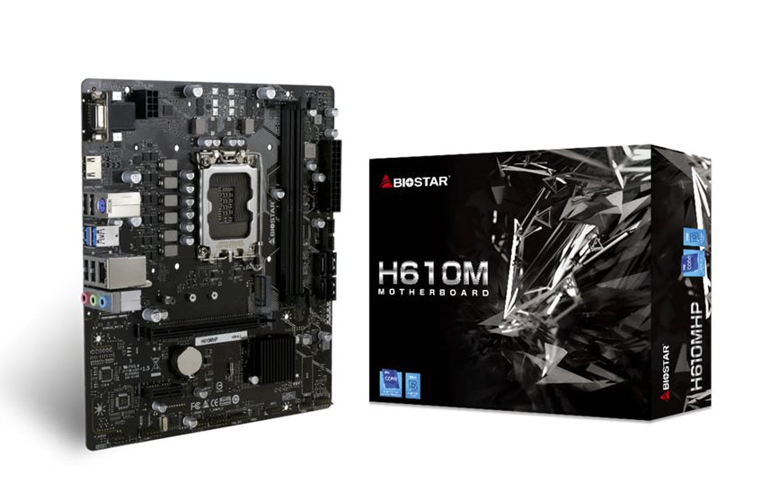 Biostar H610MHP MicroATX Motherboard - Socket 1700