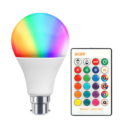Color LED Bayonet Bulb W/Remote