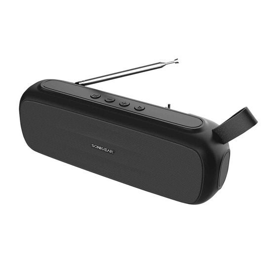 SonicGear P8000 Super FM Bluetooth Speaker – Black/Grey