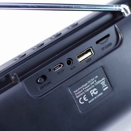 SonicGear P8000 Super FM Bluetooth Speaker ? Black/Red