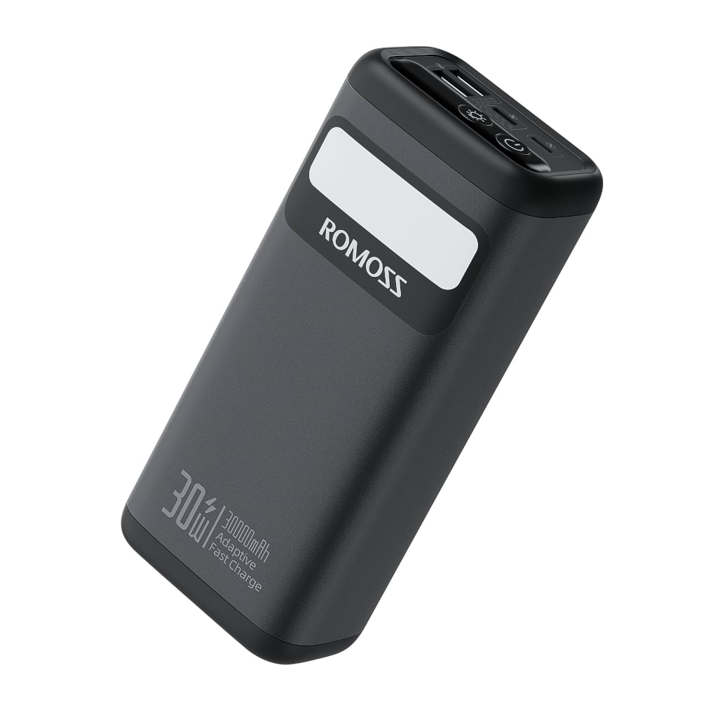 Romoss PMT30 30000mAh 30W Fast Charge Power Bank – Black