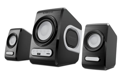 SonicGear Quatro V 2.1 USB Powered Speakers - Grey
