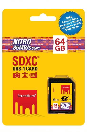 Strontium 64GB NITRO 566X SDHC UHS-1 card class 10