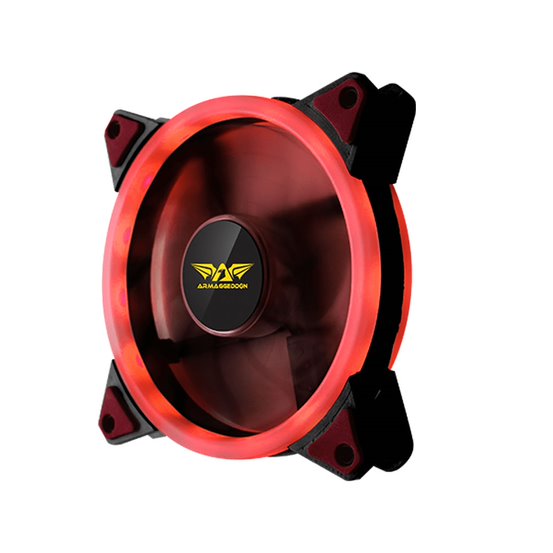 Armaggeddon Scarlet Dual Saber 120mm Fan - Red