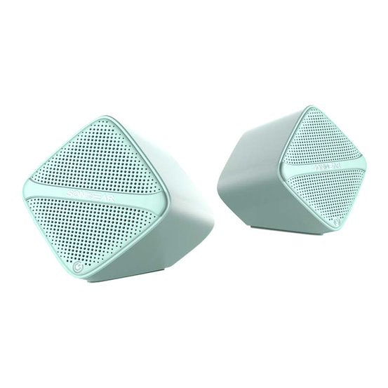 SonicGear Sonicube 2.0 USB powered Speakers - Mint