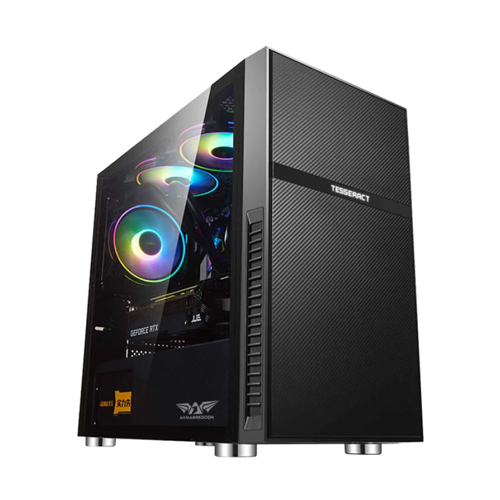 Armaggeddon Tessaraxx Core 2 Micro-ATX Gaming Case (No Fans)