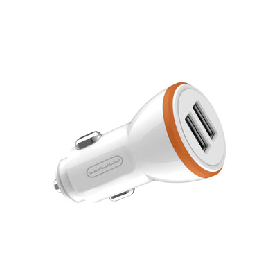 WUW-T71 2.4A 2USB Car Charger - iPhone