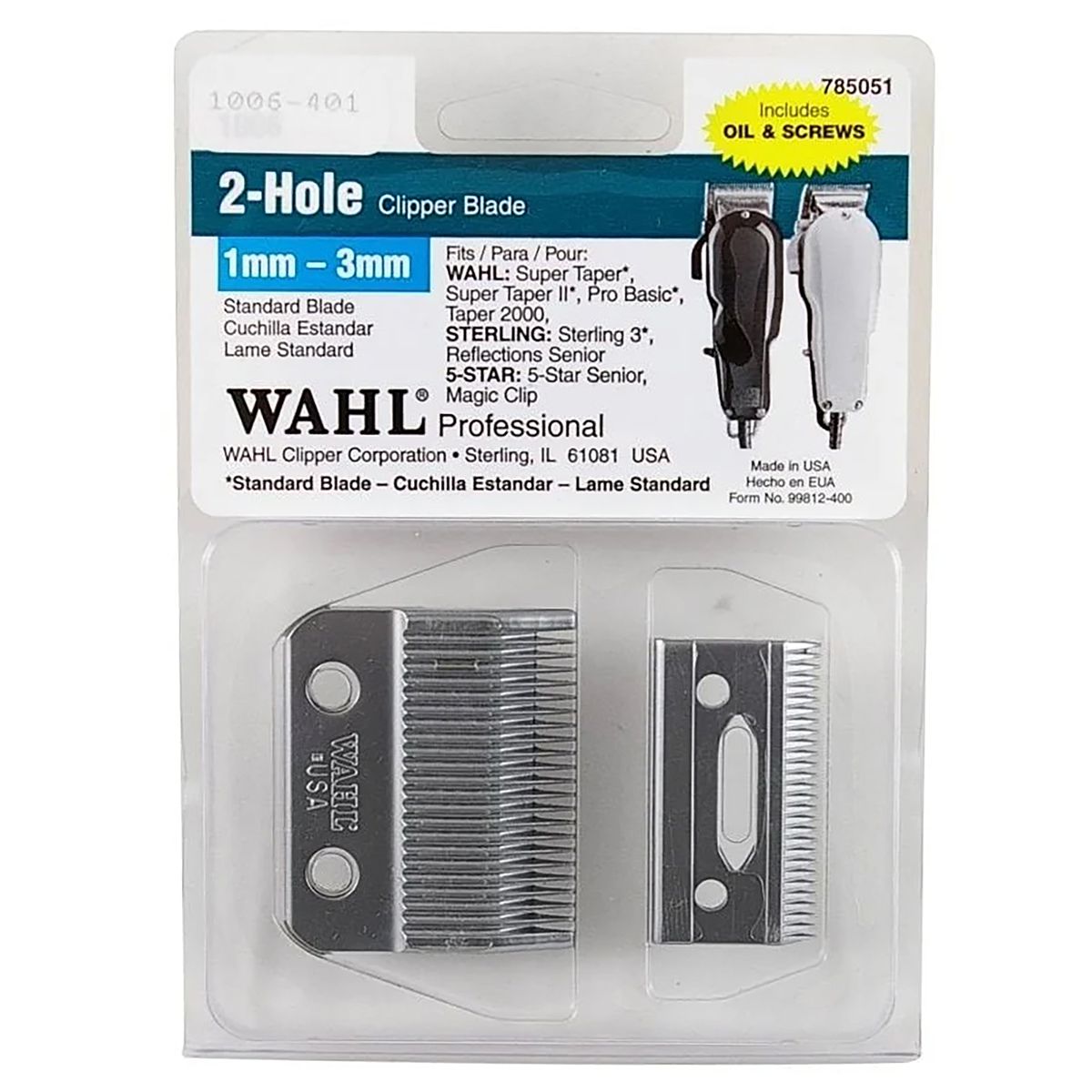 Wahl Taper Blade Set