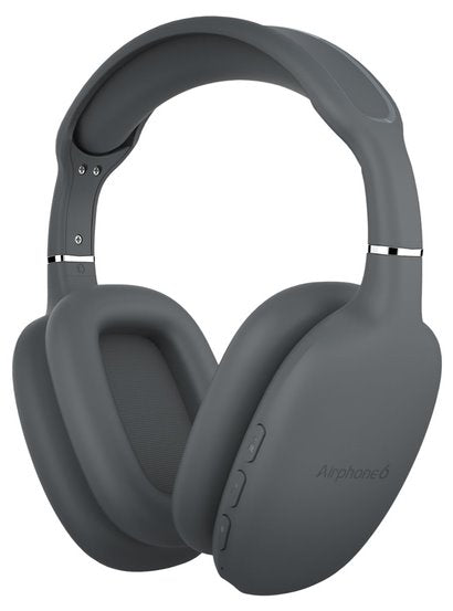 SonicGear Airphone 6 Bluetooth Headphones - Dark Grey
