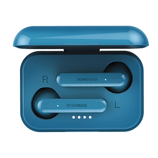 SonicGear Earpump TWS 3+ Bluetooth Earphones - Dark Blue