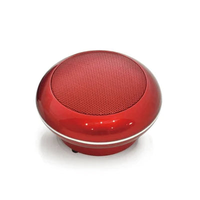 Divoom Bluetooth Speaker, Wireless Music Sharing via Bluetooth, 360 Degree Sound, 5HRS Playback, 4W RMS, Red