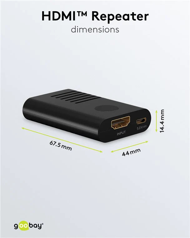 Goobay HDMI Repeater 4K @ 60 Hz up to 20m