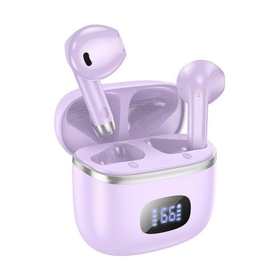 Hoco EQ1 V5.3 Bluetooth Purple Earbuds
