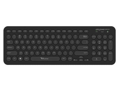 Alcatroz A2000 Jellybean Wireless Keyboard and Mouse Combo - Black