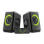 SonicGear Quatro 2 2.0 Speaker System - Lime Green