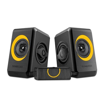 SonicGear Quatro 2 2.0 Speaker System - Orange