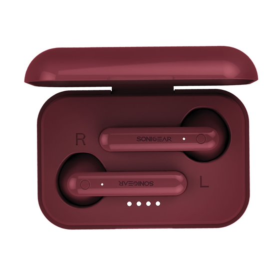 SonicGear Earpump TWS 3+ Bluetooth Earphones - Red