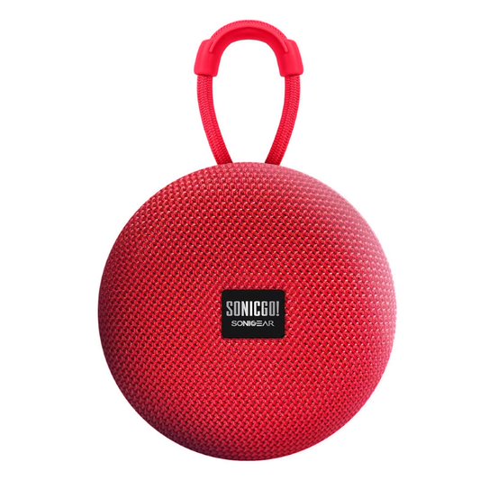 SonicGear SonicGo! 2 Portable Wireless Speaker - Red