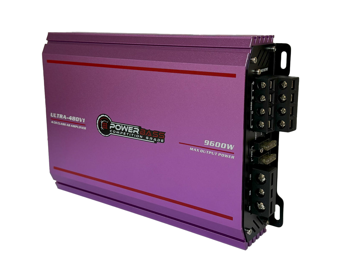 Powerbass 9600W 4ch Amplifier