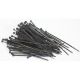 Cable Ties, Black, 4.8mm x 200mm, 100 Pieces