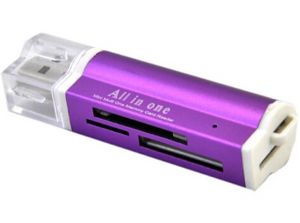 All in one SD card reader