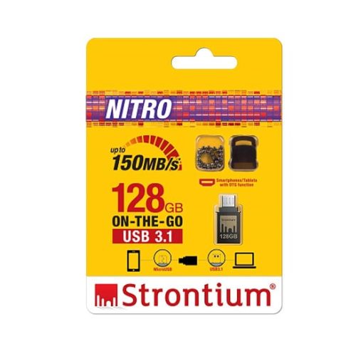 Strontium 128GB Nitro OTG USB 3.1 Flash Drive-3874
