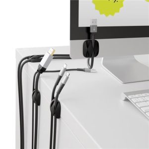 Goobay Cable Management 3 Slots 4-Piece Set - Black - Image 3