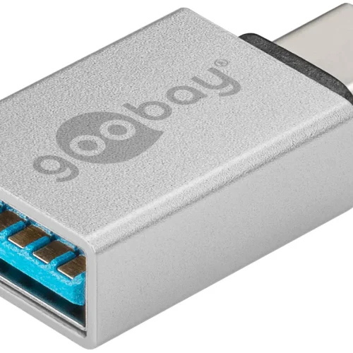 Goobay USB-C to USB A OTG SuperSpeed ​​Adapter – Silver