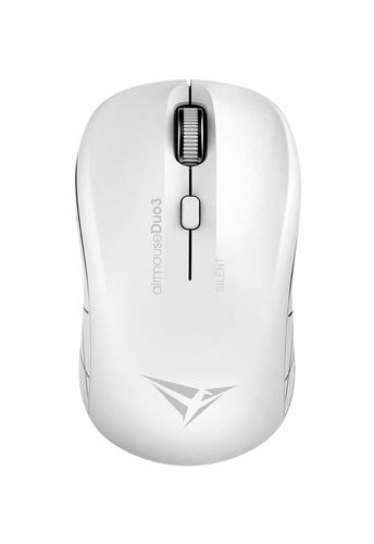 Alcatroz Airmouse Duo 3 Silent Wireless and Bluetooth Mouse – White