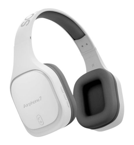 SonicGear Airphone 7 Bluetooth Headphones – White/Grey