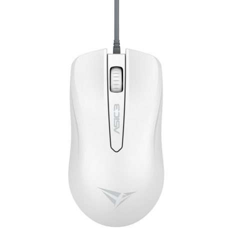 Alcatroz Asic 3 (2021 Edition) Optical Wired Mouse – White