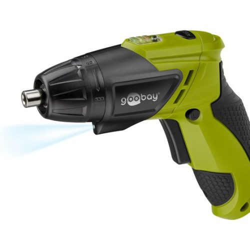 Goobay Mini Cordless Screwdriver 3.6 V with LED Light