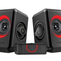 SonicGear Quatro 2 2.0 Speaker System – Red